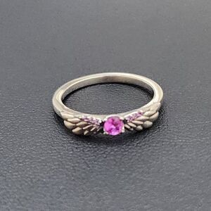 Pandora Sparkling Angel Wing Ring Size  7.5